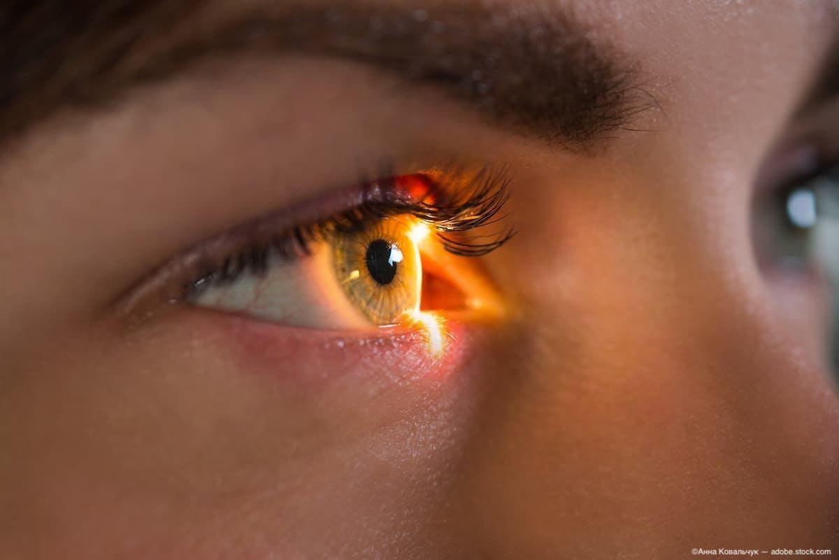 Close-up of retinal scanning of the eye Image Credit: AdobeStock/Анна Ковальчук