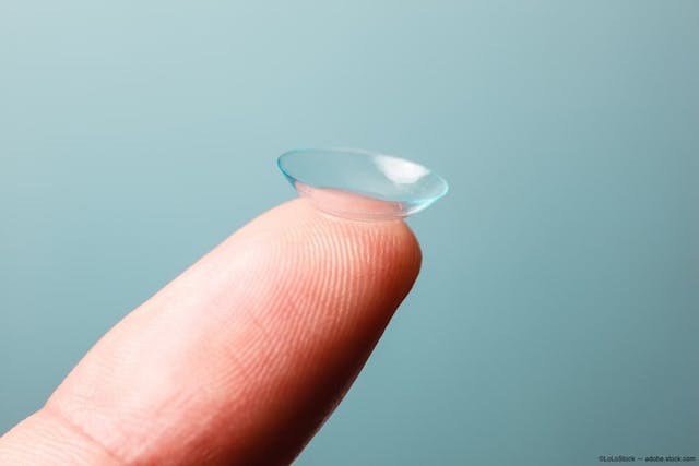 contact lens on finger Image credit: ©LoLoStock - adobe.stock.com