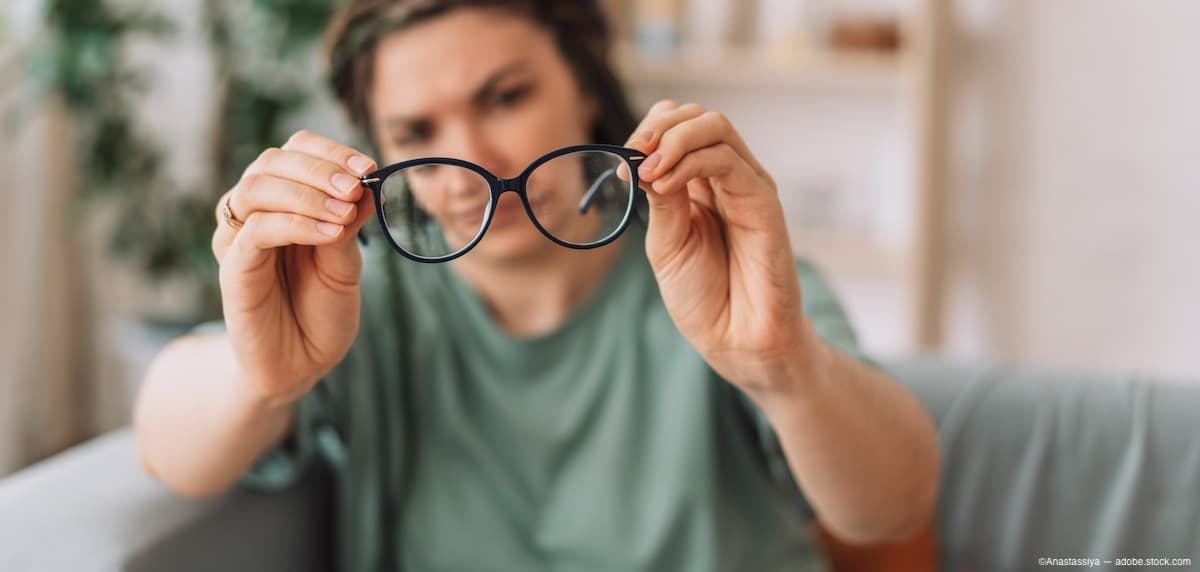 Blurry woman holding glasses - Image Credit: AdobeStock/Anastassiya