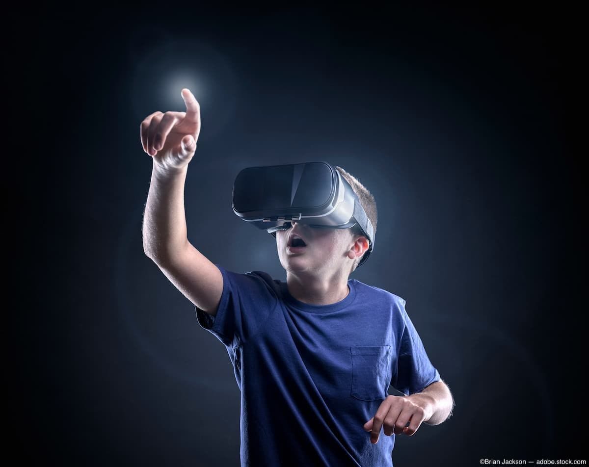 Boy wearing virtual reality headset Image credit: ©Brian Jackson - adobe.stock.com