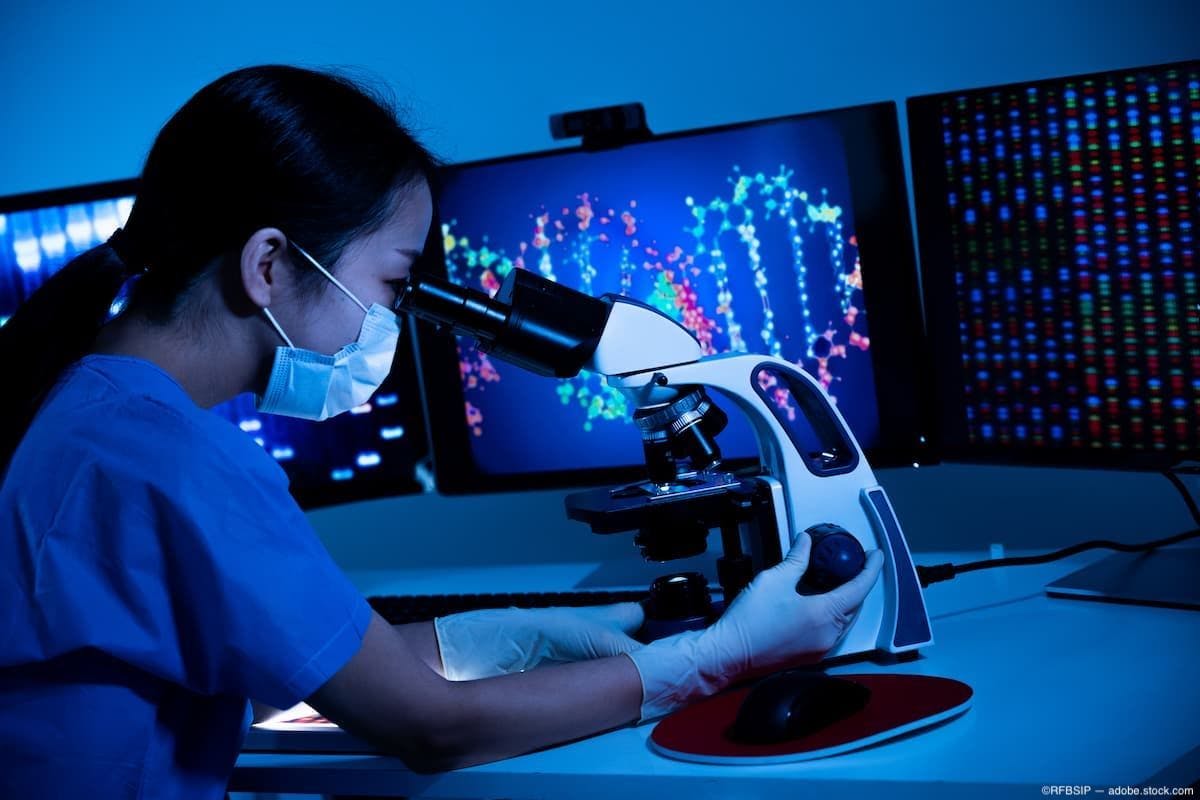 Woman in lab conducting gene therapy Image Credit: AdobeStock/RFBSIP