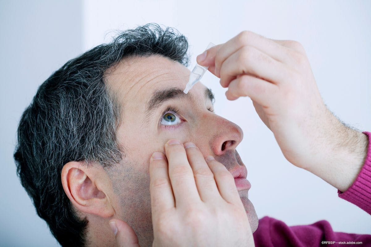 Presbyopia man uses eye drops to correct near vision | Image Credit: © RFBSIP - © RFBSIP -  stock.adobe.com