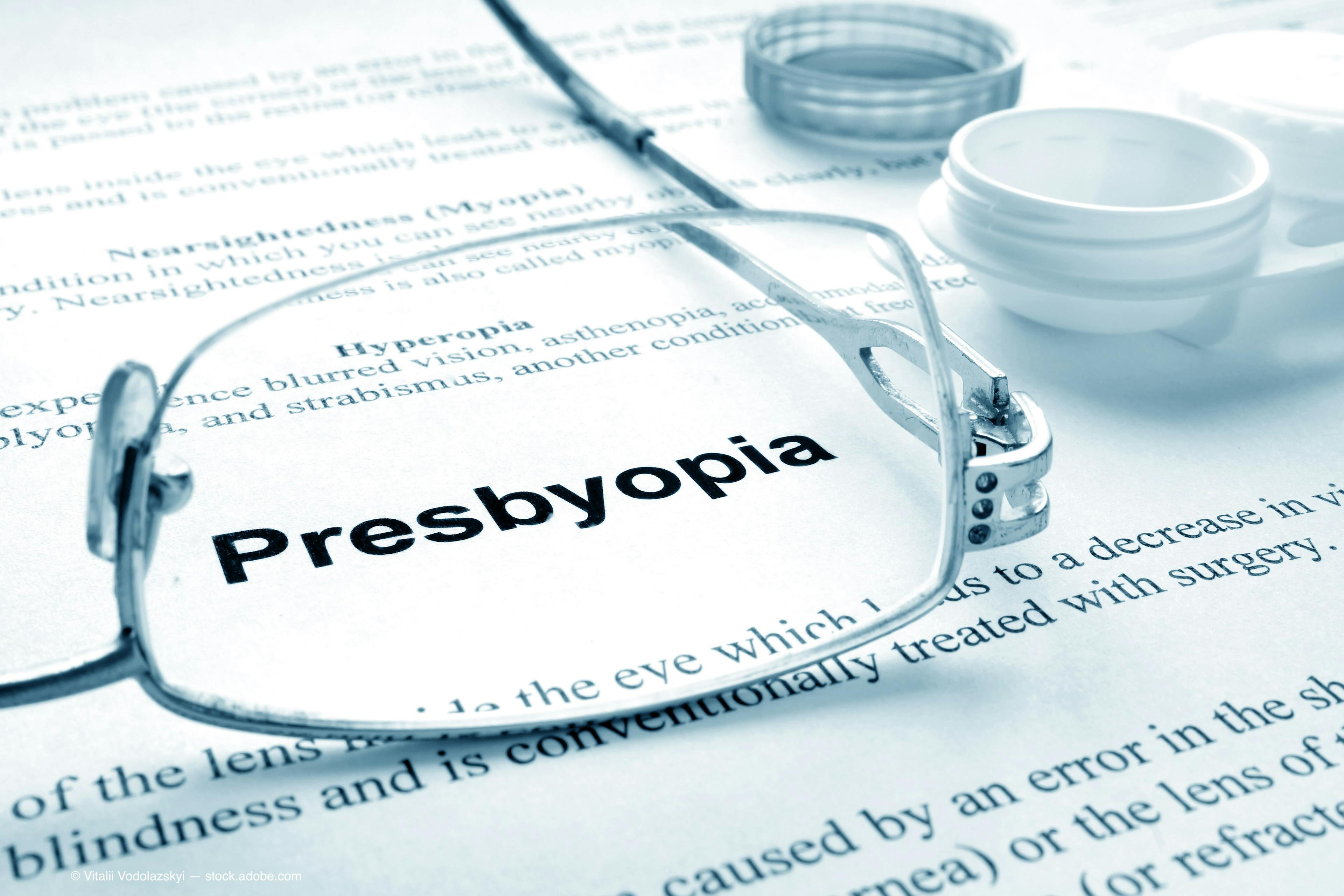  The presbyopia landscape is crowded to­day with innovations to treat this condition, including corneal procedures, pharmacologic treatments, scleral procedures, and phakic and intraocular (IOL) lenses