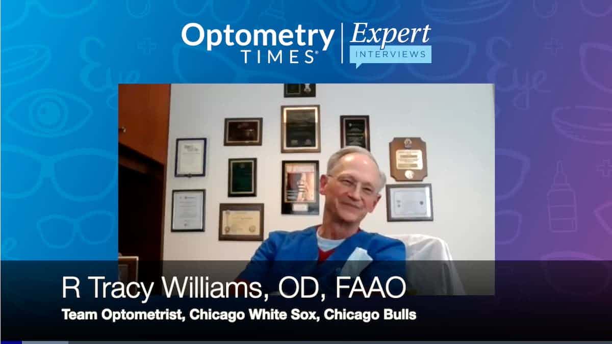 R Tracy Williams, OD, FAAO, details his experience as a sports team optometrist