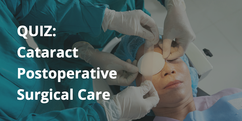 cataract postoperative surgical care