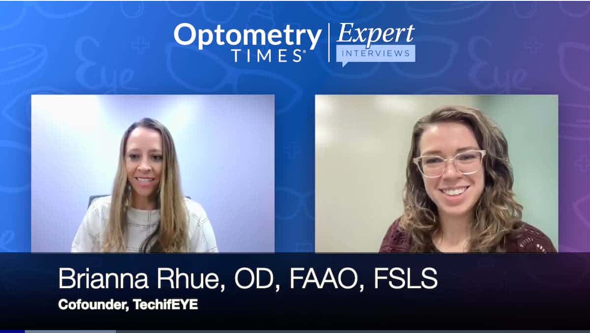 Dr Brianna Rhue, OD, FAAO, FSLS chat about her upcoming presentation at Vision Expo East 2024