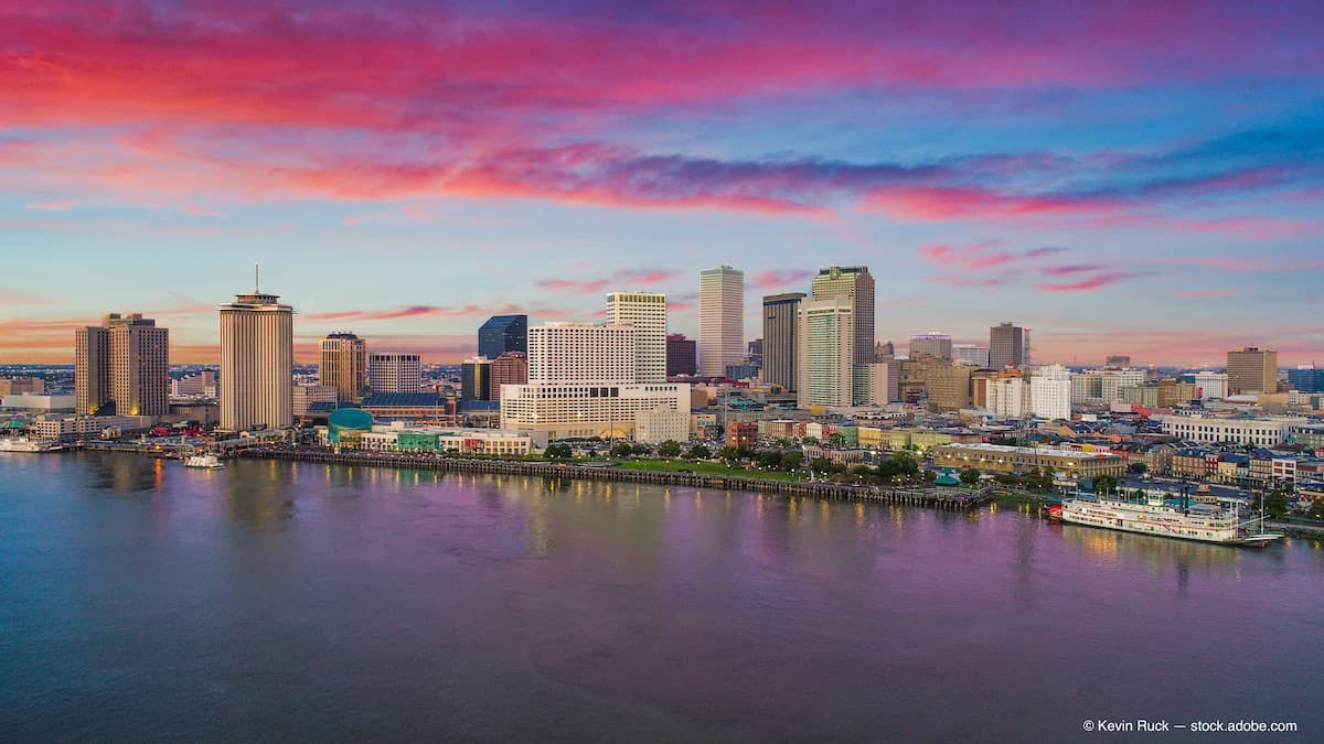New Orleans, Louisiana, USA Downtown Drone Skyline Aerial (Adobe Stock / Kevin Ruck)