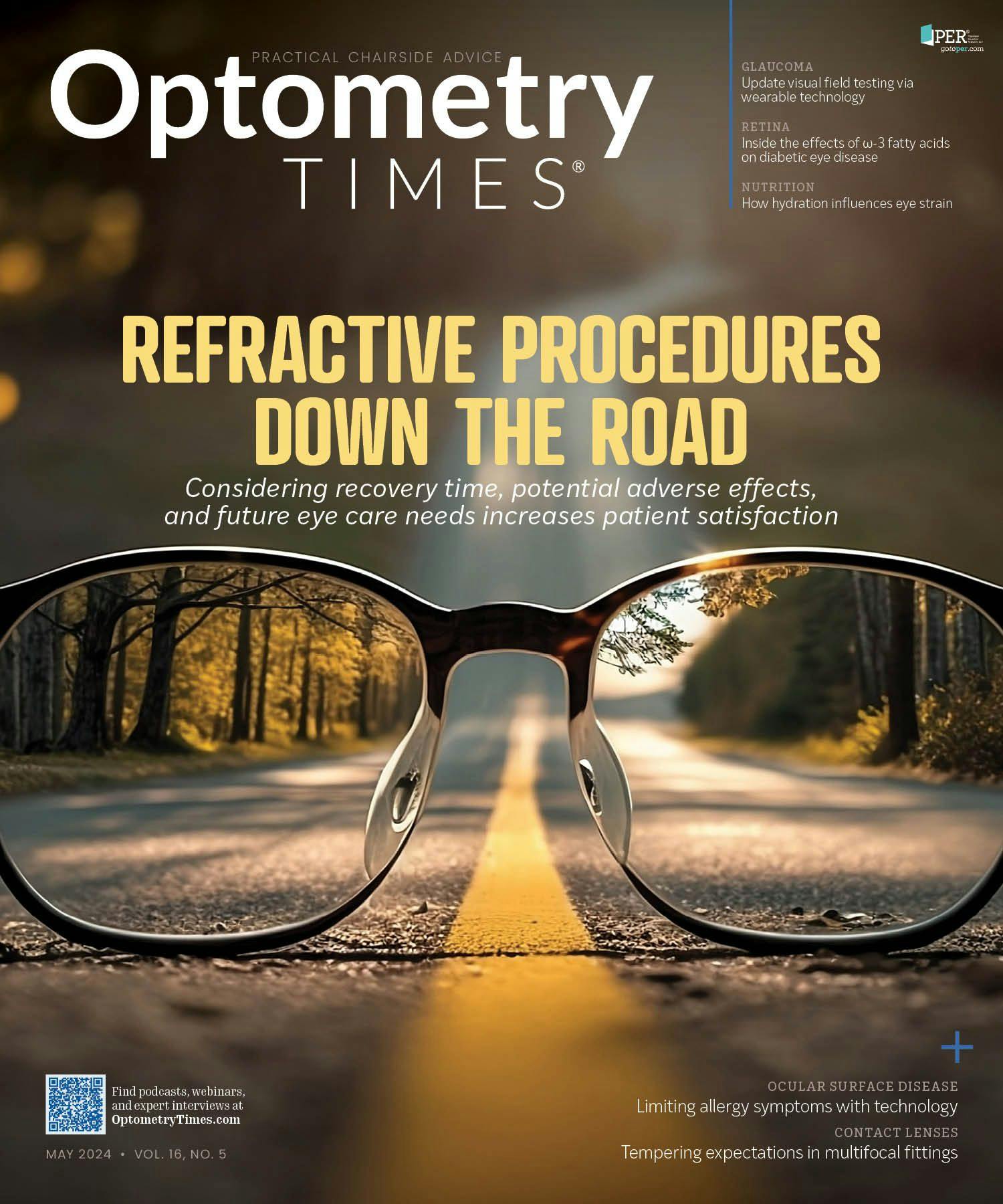 Optometry Times May 2024 issue cover